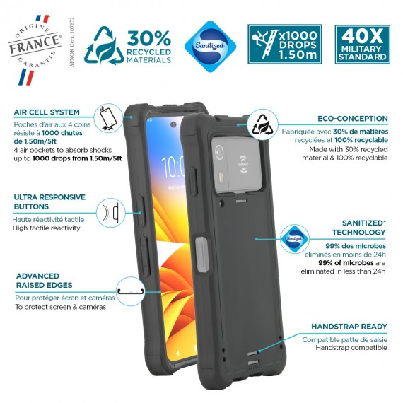 Mobilis PROTECH - Hintere Abdeckung für Datenerfassungsterminal, Ansicht 3