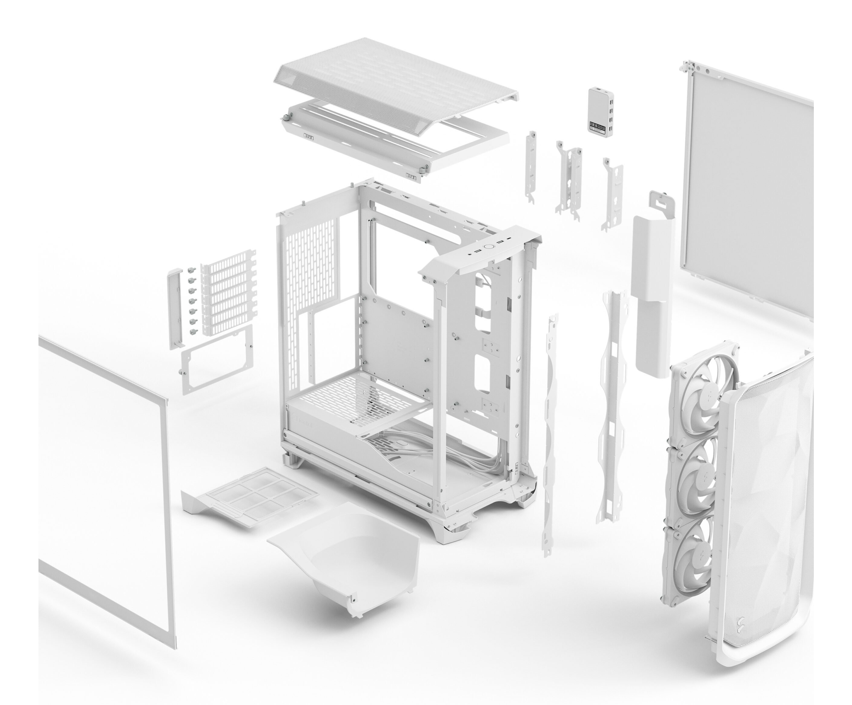 Fractal Design Meshify 3 Ambience Pro - Tower - E-ATX - keine Spannungsversorgung (ATX), Ansicht 2