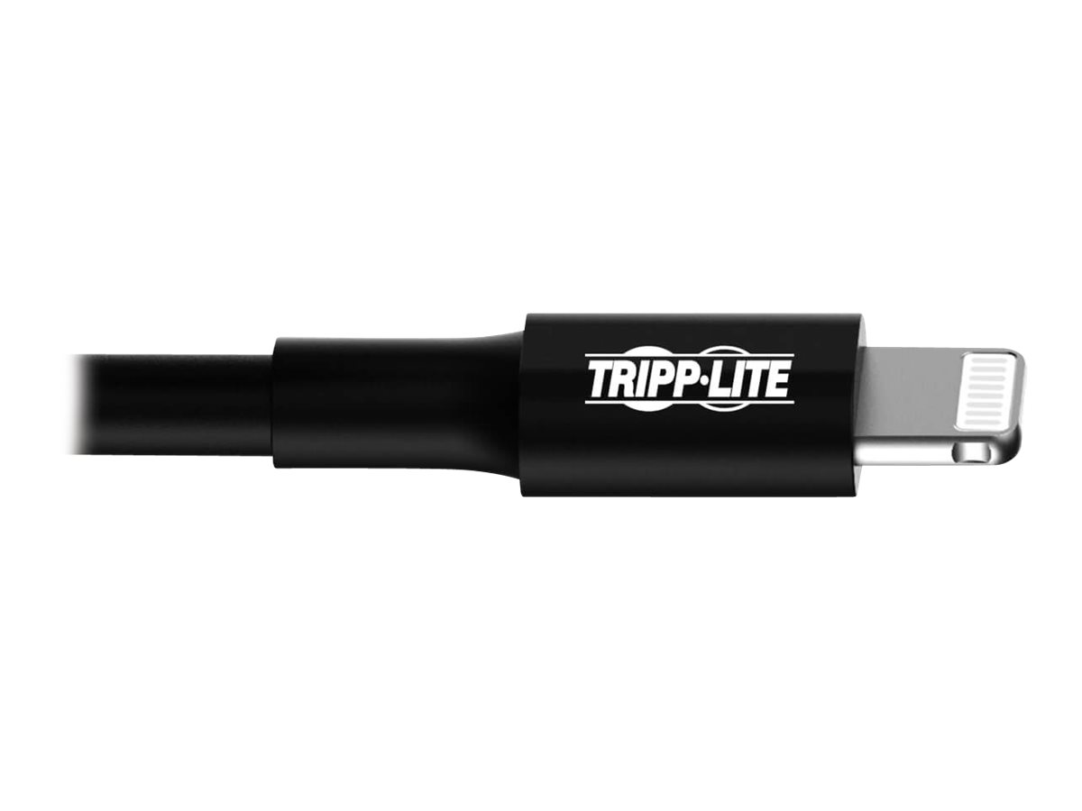 Tripp M100-10N-BK-10 USB-A-zu-Lightning-Synchronisierungs-/Ladekabel (Stecker/Stecker) – MFi-zertifiziert - schwarz, Ansicht 5