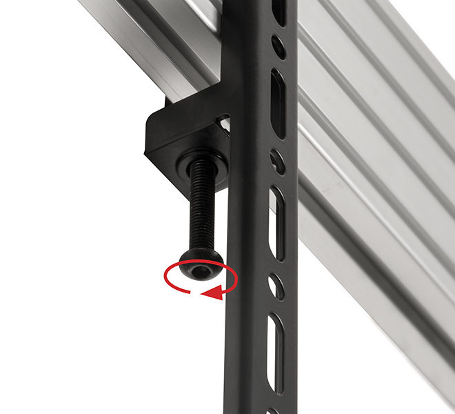 B-TECH BT8390-VESA400F - Flachbildschirm-Montagearm - Schwarz - 70 kg - Schiene - 177,8 cm (70) - 106,7 cm (42), Ansicht 3