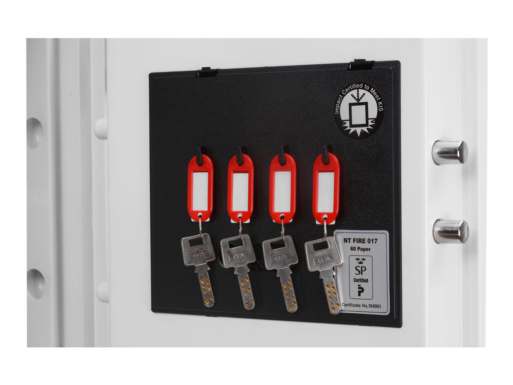 Phoenix Safe Phoenix Titan III FS1281K - Safe - 4 Haken - Stahl - signalweiß (RAL 9003), Ansicht 3