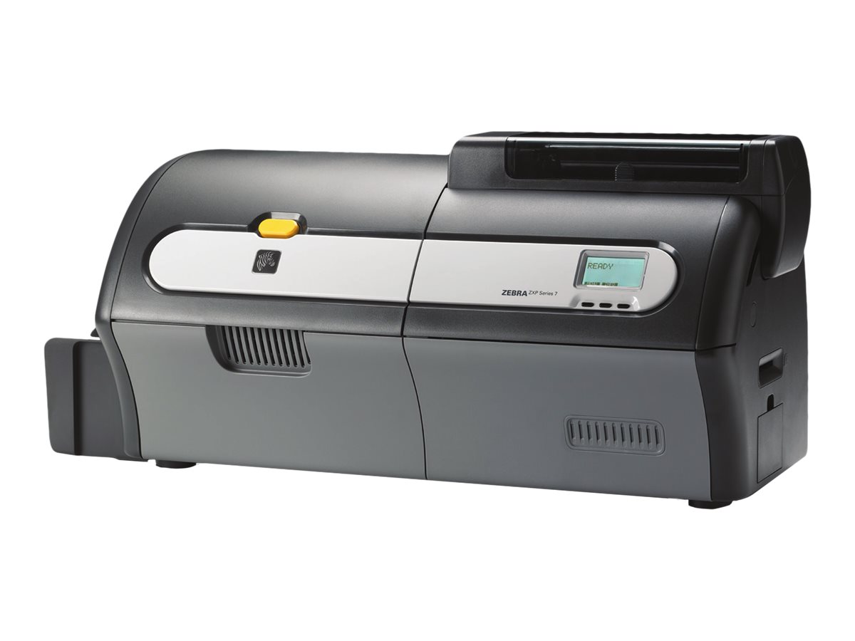 Zebra ZXP Serie 7, einseitig, 12 Punkte/mm (300dpi), USB, Ethernet, Contact, Contactless