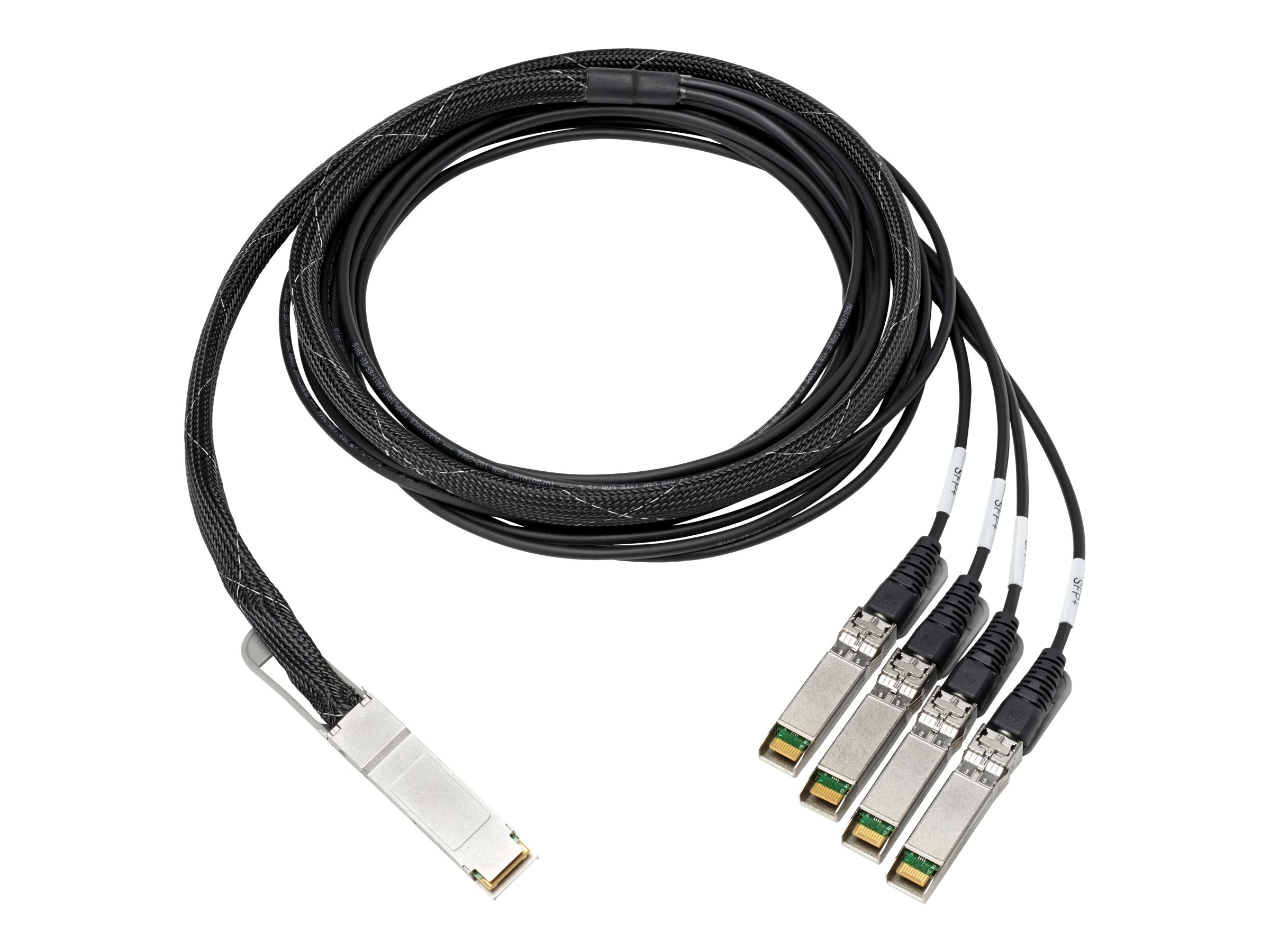 HPE 100GB QSFP28 3m InfiniBand/Glasfaserkabel QSFP+ 4x QSFP+ Aluminium, Schwarz (845416-B21)