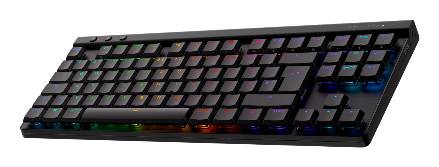 Logitech G G515 - Tastatur - LIGHTSPEED - TKL - TL: Deutsch, QWERTZ, Ansicht 4