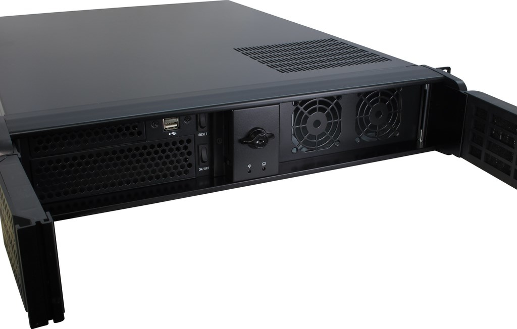 Inter-Tech IPC 2U-2098-SL - Rack-Montage - 2U - ATX - ohne Netzteil (ATX), Ansicht 3