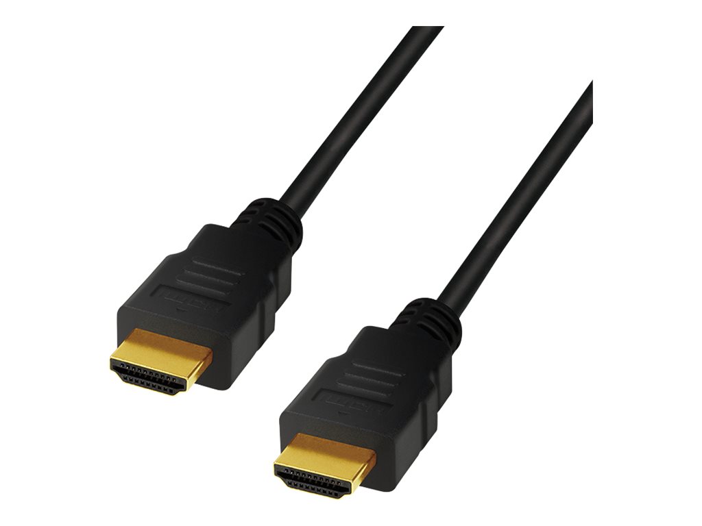 LogiLink HDMI-Kabel mit Ethernet - HDMI männlich zu HDMI männlich