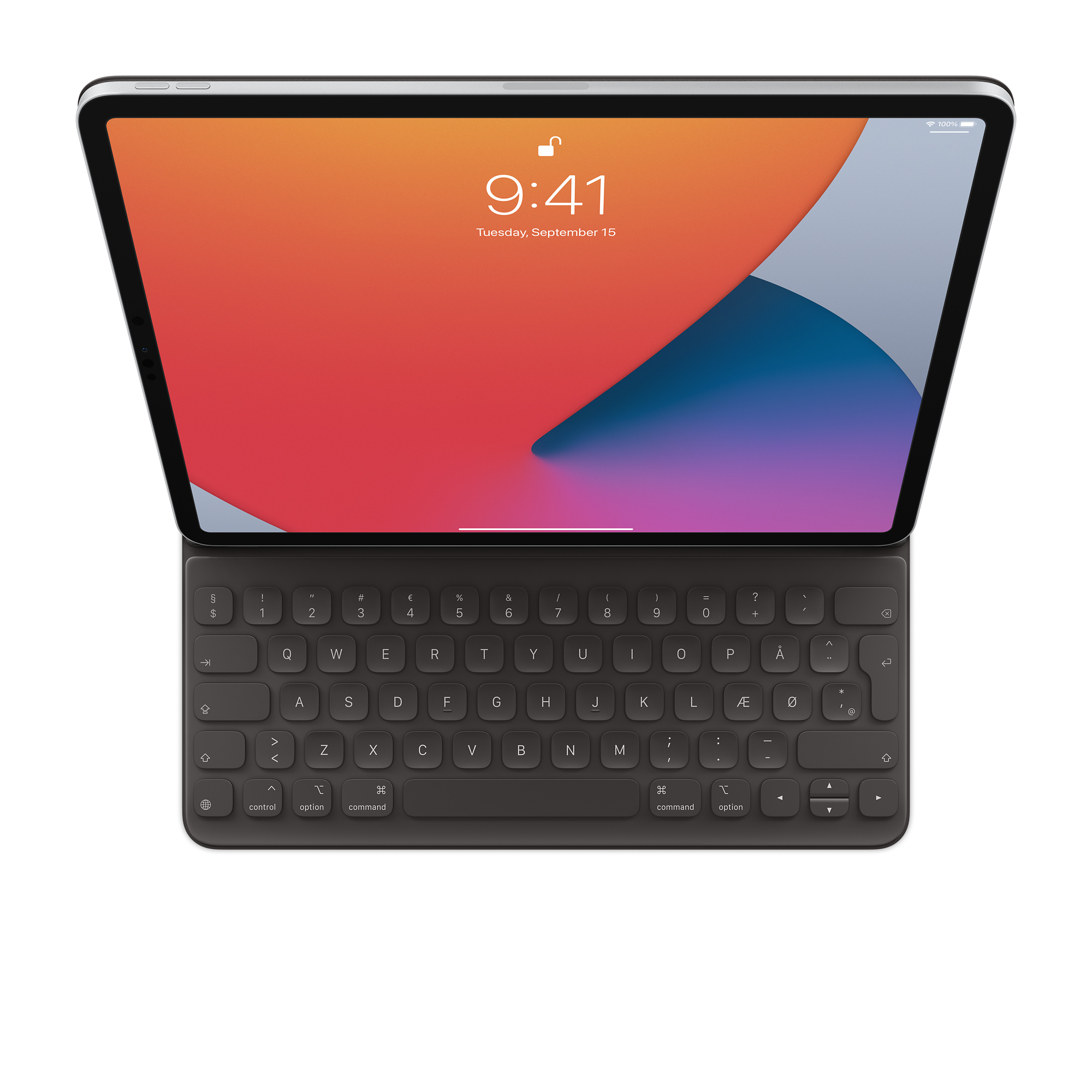 Apple MXNL2DK/A, QWERTY, Dänisch, Apple, iPad Pro 12.9&quot; (6th generation) iPad Pro 12.9&quot; (5th generation) iPad Pro 12.9&quot; (4th generation)..., Schwarz, 32,8 cm (12.9&quot;)