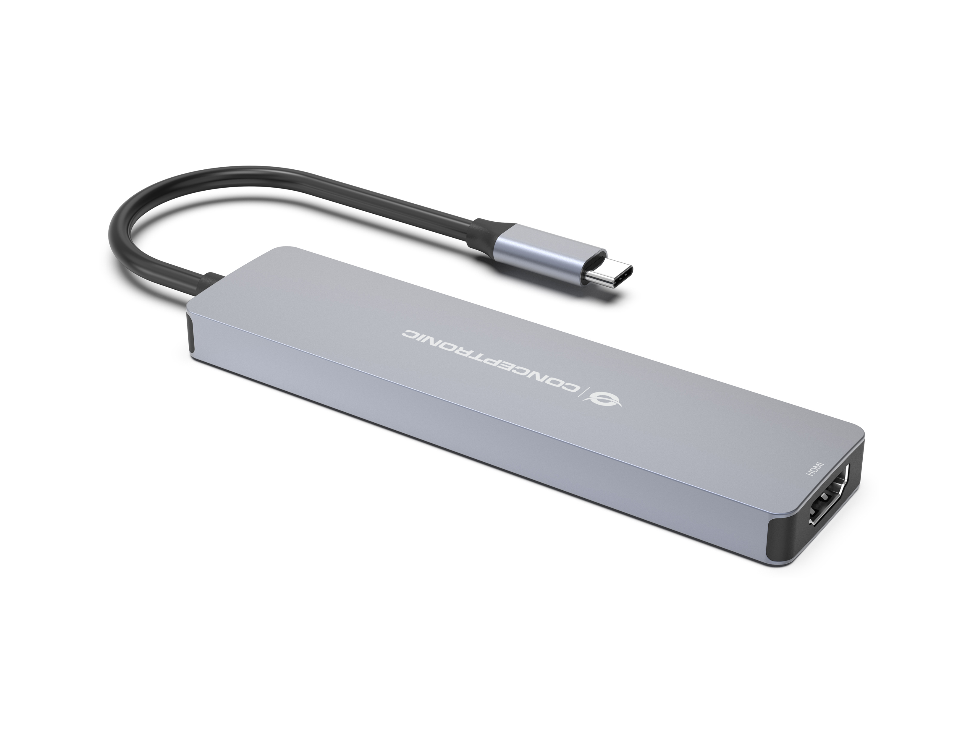 Conceptronic Dock USB-C->HDMI 2xUSB-A 2xUSB-C SD TF 0.25m, Ansicht 4