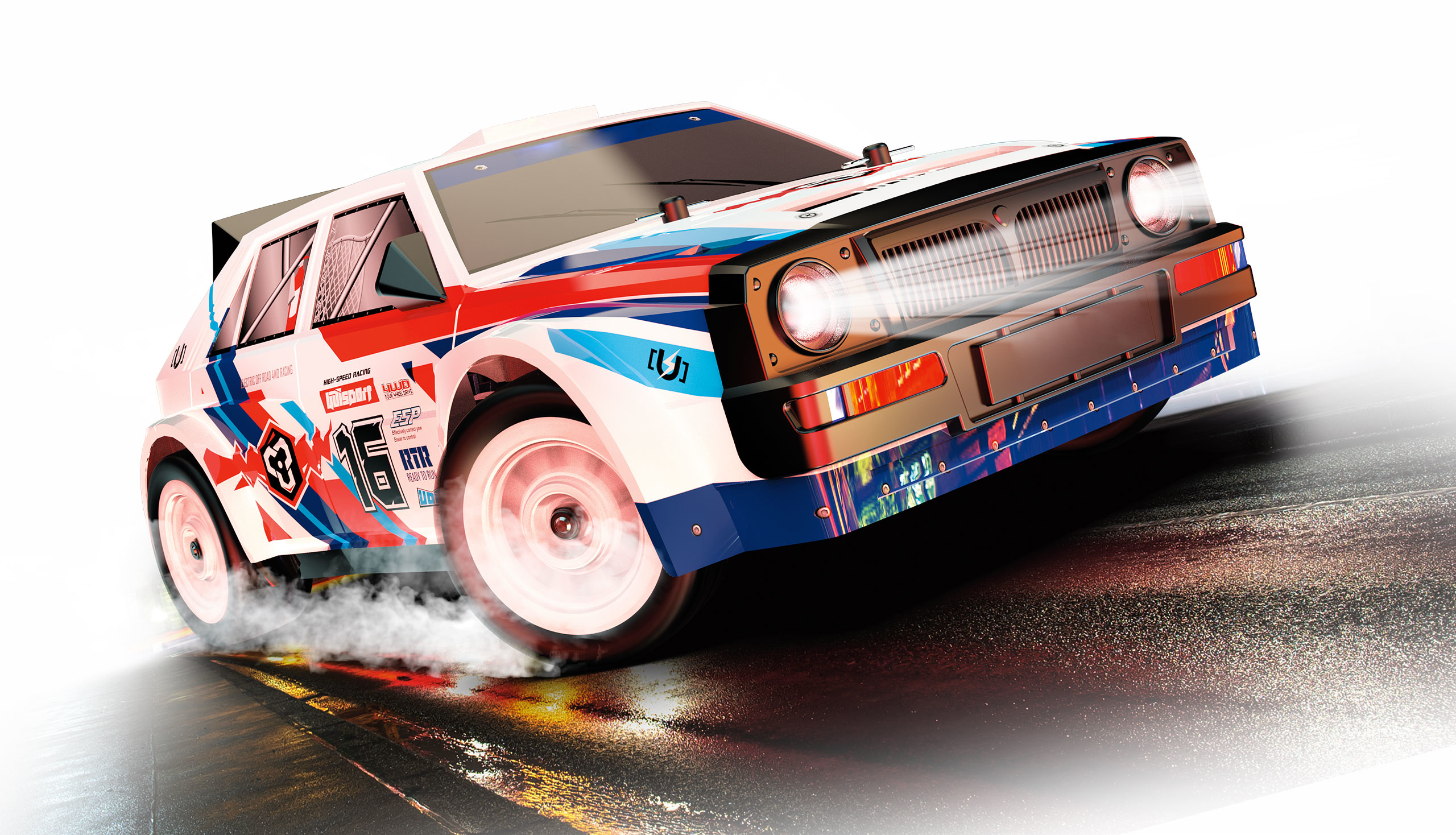 Amewi LR16 Rallye Drift Fahrzeug - Rallyeauto - 1:16 - 14 Jahr(e) - 1200 mAh - 600 g, Ansicht 3