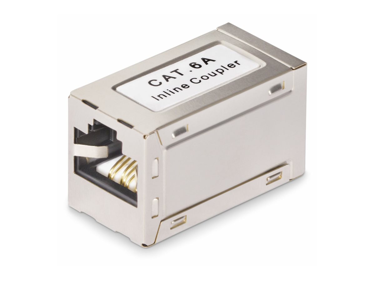 StarTech.com Shielded RJ45 Coupler, Inline Cat6a Coupler, F/F - Netzwerkkoppler - RJ-45 (W)