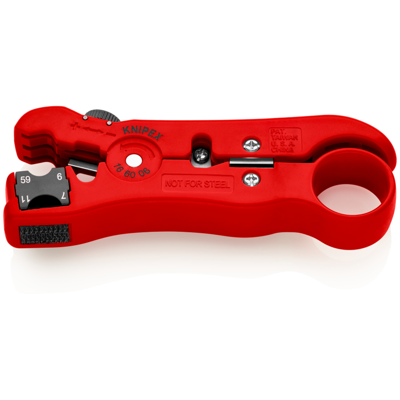 KNIPEX Kabel-Abisolierzange - für Koax- und, Ansicht 2