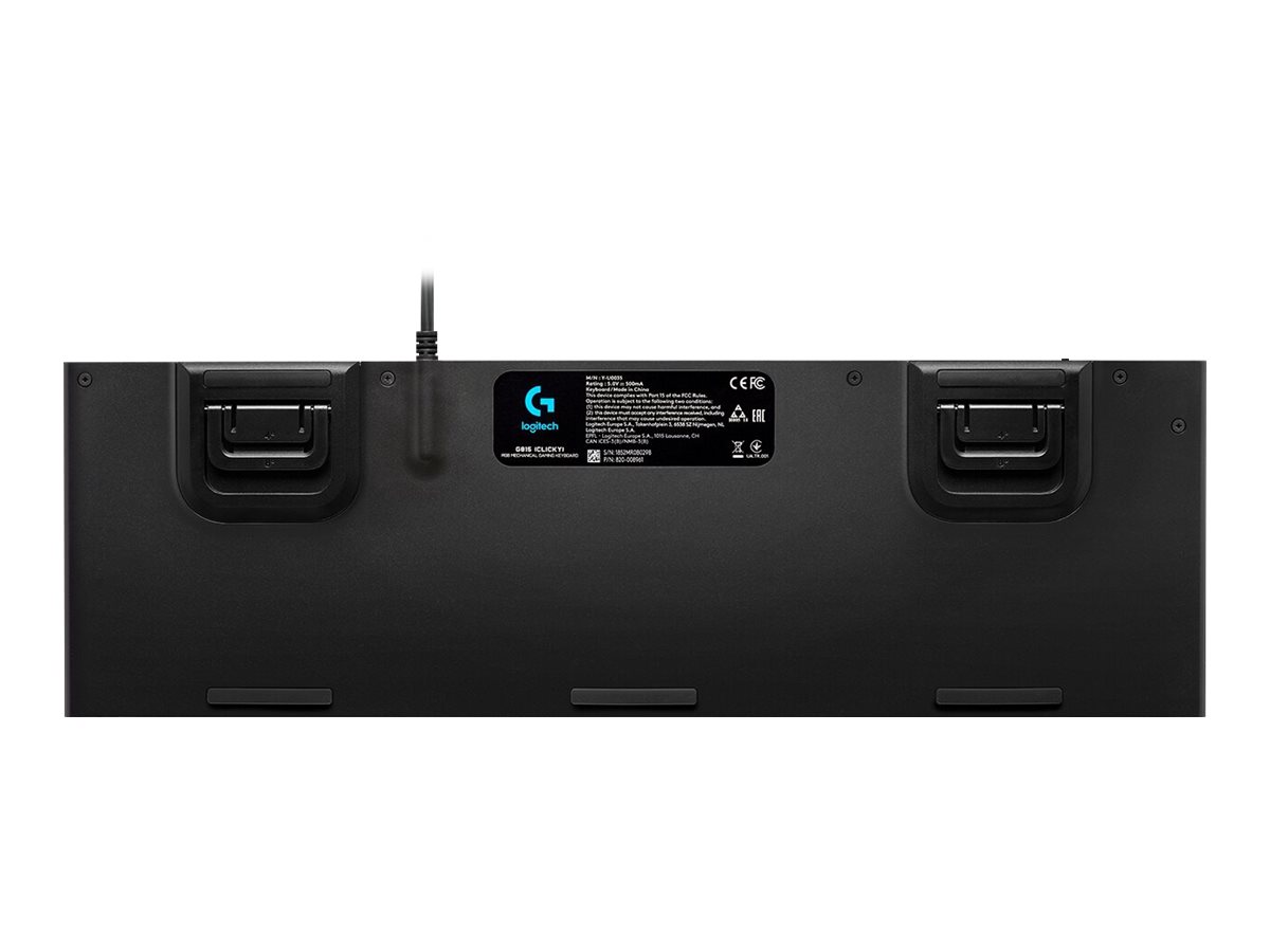 Logitech G G815 - Tastatur - Hintergrundbeleuchtung - USB - QWERTY - Nordisch (DänischFinnischNorwegischSchwedisch)