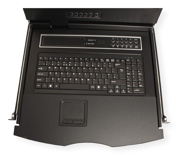 VALUE 19 LCD KVM Console. 19. VGA. USB+PS/2. CH, Ansicht 4