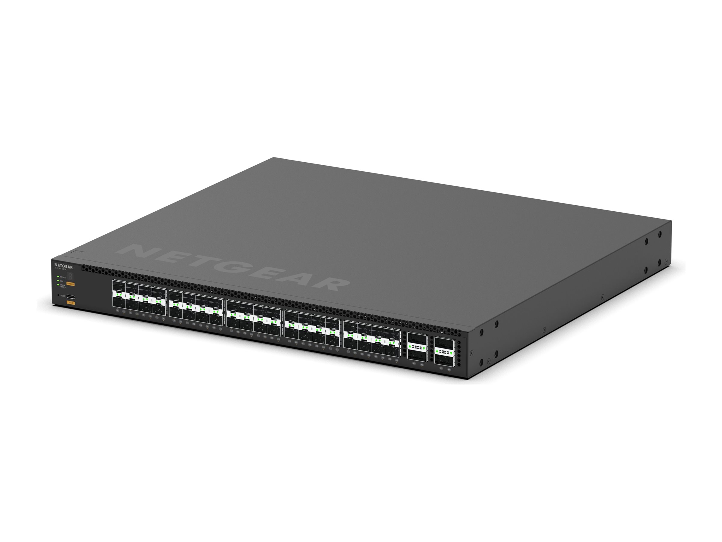 Netgear M4350 Series M4350-40F4C - Switch - L3 - managed - 40 x 10 Gigabit SFP+ + 4 x 100 Gigabit QSFP28 (Uplink)