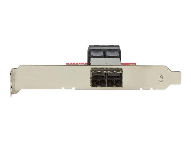 StarTech.com Mini-SAS Adapter - Dual SFF-8643 auf SFF-8644 - Voll und Low-Profile Slotblech - 12Gbit/s, Ansicht 5