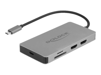 Delock Dockingstation - USB-C - 2 x HDMI