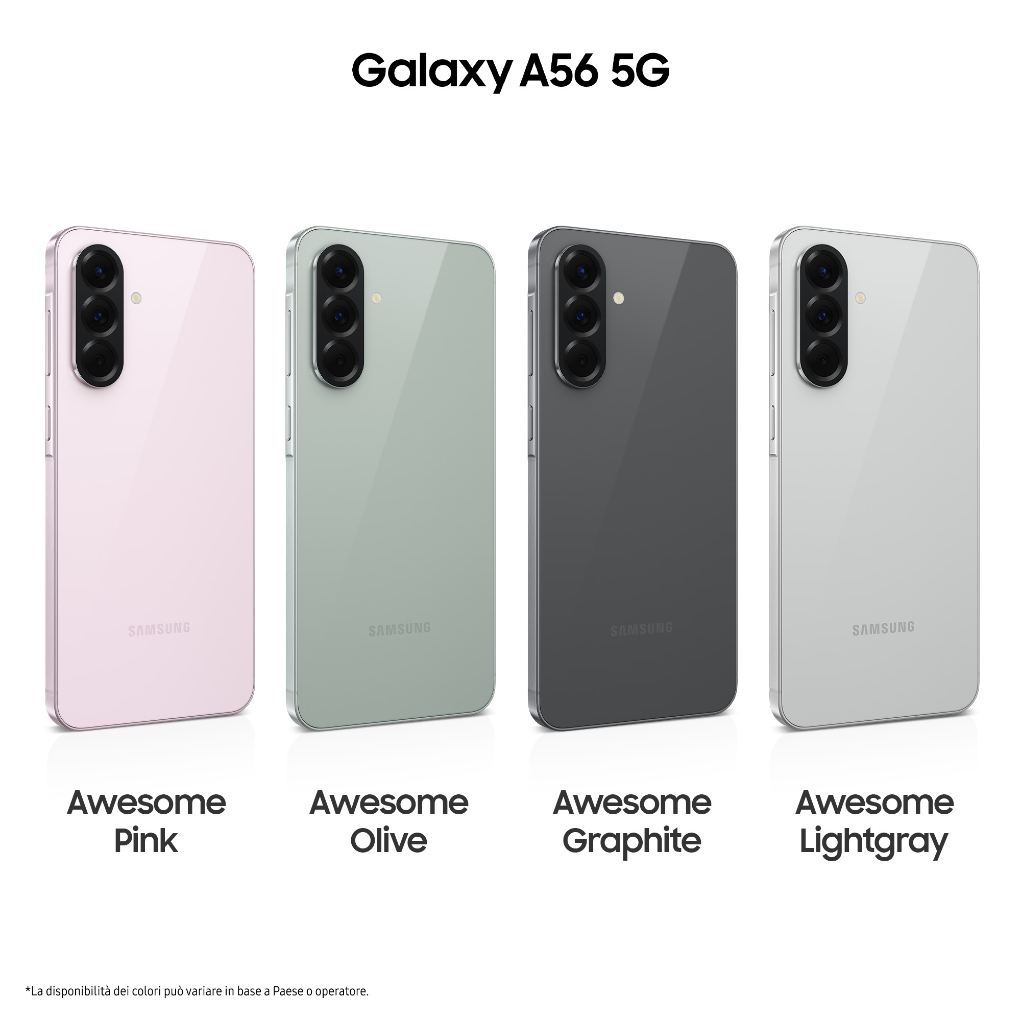 Samsung Galaxy A56 - 5G Smartphone - Dual-SIM - RAM 8 GB / Interner Speicher 128 GB - OLED-Display - 6.7 - Grau, Ansicht 2