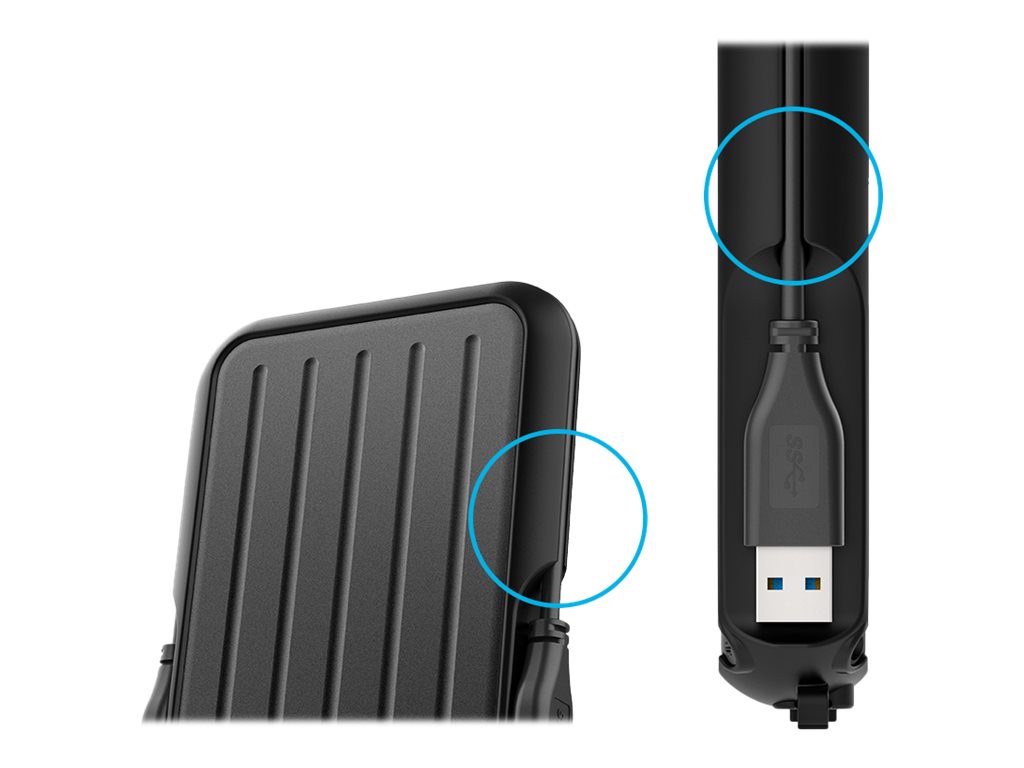 Silicon Power Armor A66 - Festplatte - 2 TB - extern (tragbar), Ansicht 3