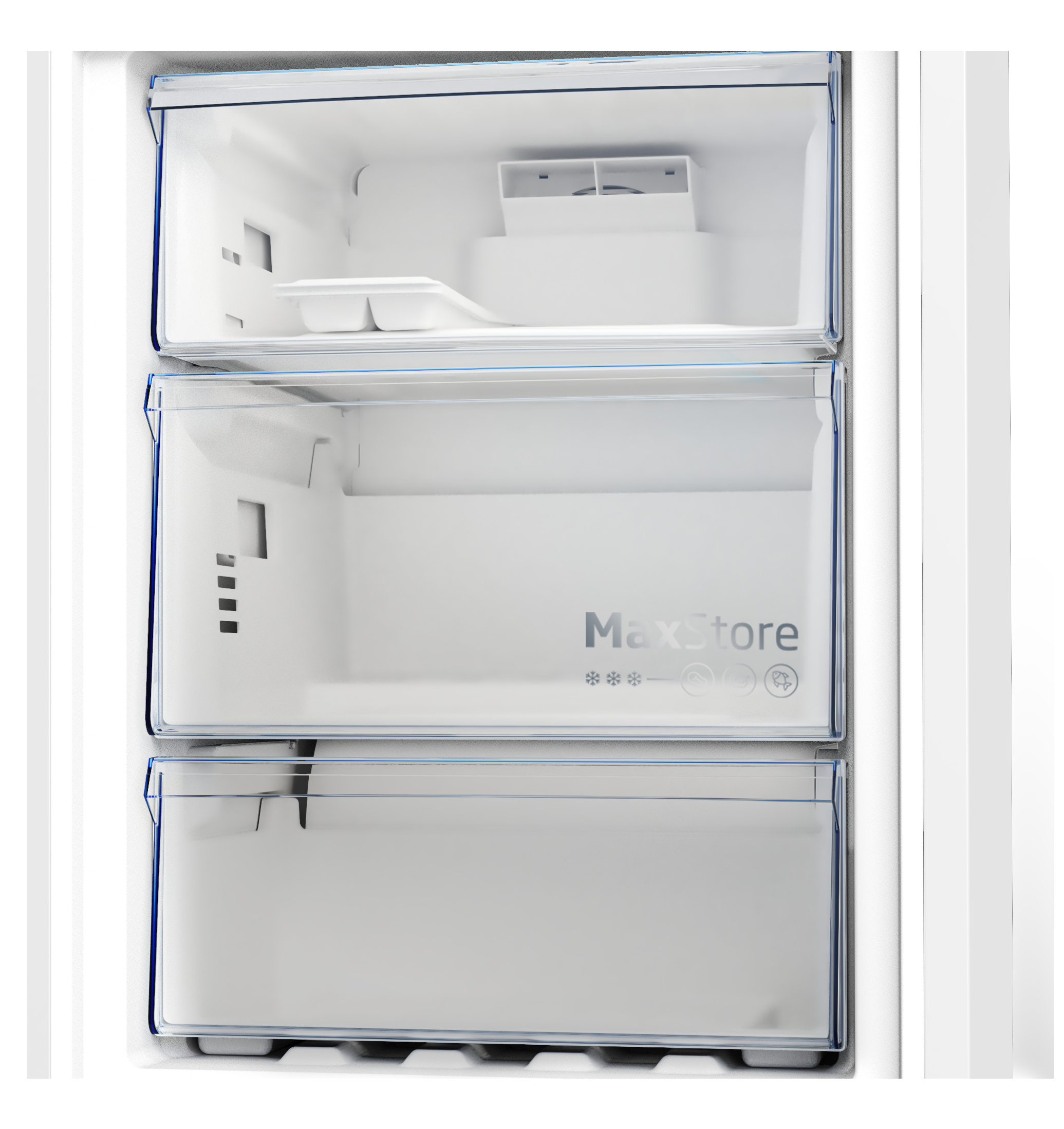 BEKO B5RCNA406HXB1 - 355 l, NoFrost-Funktion (Kühleinheit), SN-T, 6 kg/24h, C, Aluminium, Ansicht 2