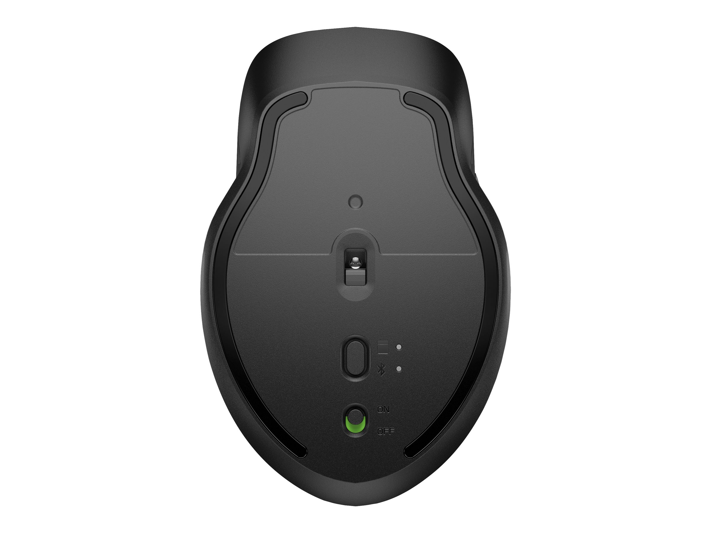 HP 430 - Maus - ergonomisch - rechts- und linkshändig - optisch - 5 Tasten - kabellos - Bluetooth 5.0 2.4 GHz - kabelloser Empfänger (USB)