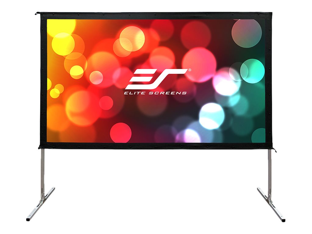 Elite Screens Yard Master 2 Dual OMS150H2-DUAL 150" 16:9 Wraith Veil Dual Silber, Schwarz