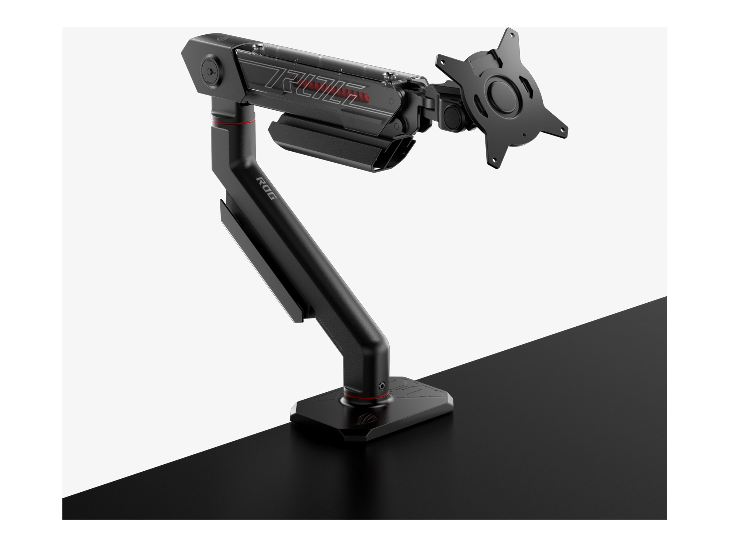 ASUS ROG AAS01 - Befestigungskit (Monitorarm, Klemmmontagesockel) - für Flachbildschirm - ergonomisch - Schwarz - Bildschirmgröße: bis zu 99 cm (bis zu 39 Zoll)