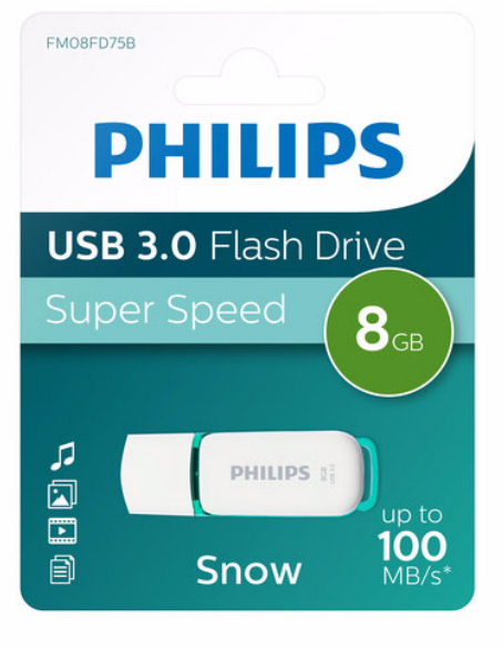 Philips FM08FD75B Snow edition 3.0 - USB-Flash-Laufwerk, Ansicht 2