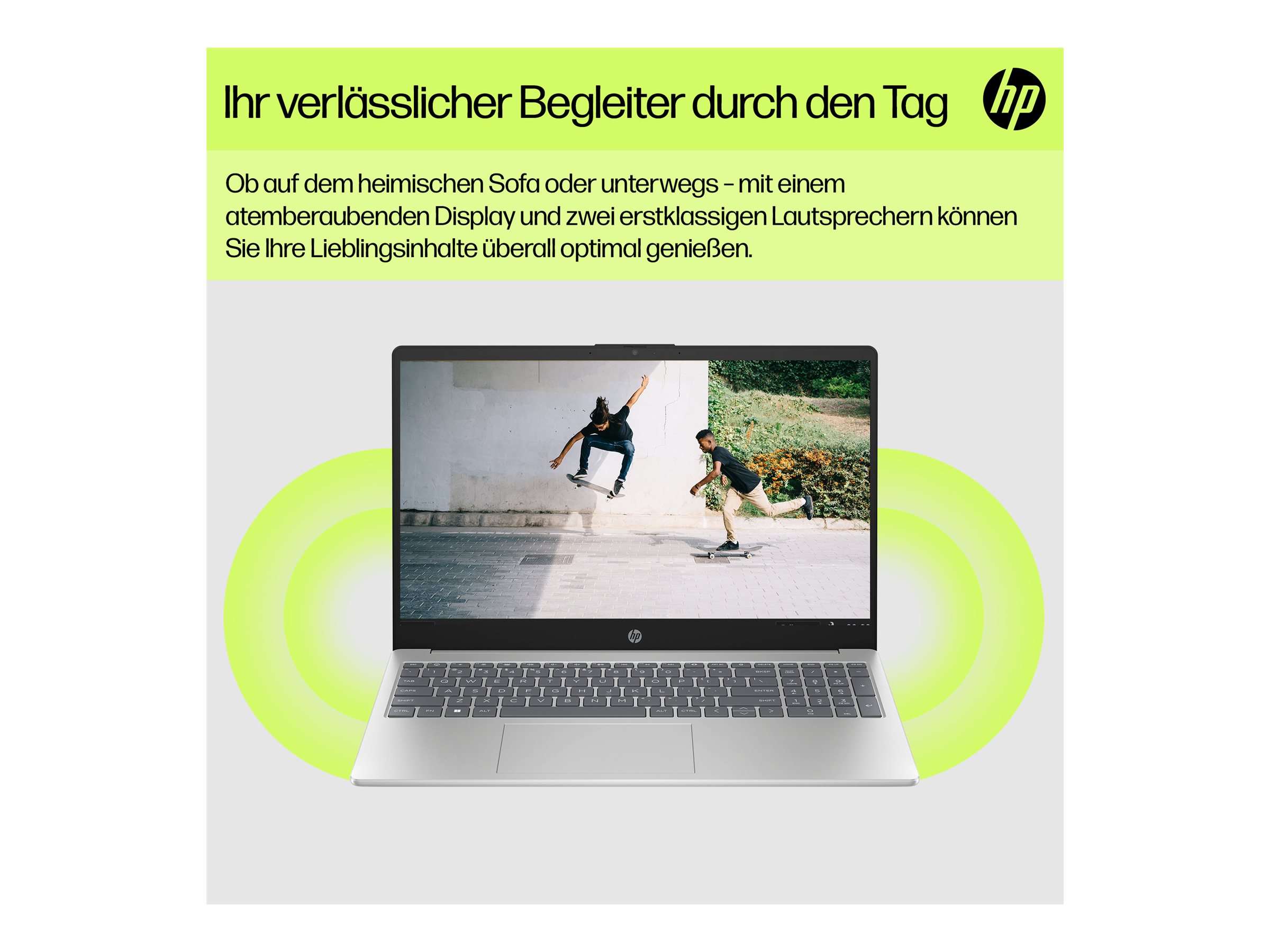 HP Laptop 15-fd1059ng - Intel Core 5 120U / 1.4 GHz - FreeDOS 3.0 - Intel Graphics - 16 GB RAM - 1 TB SSD NVMe - 39.6 cm (15.6")