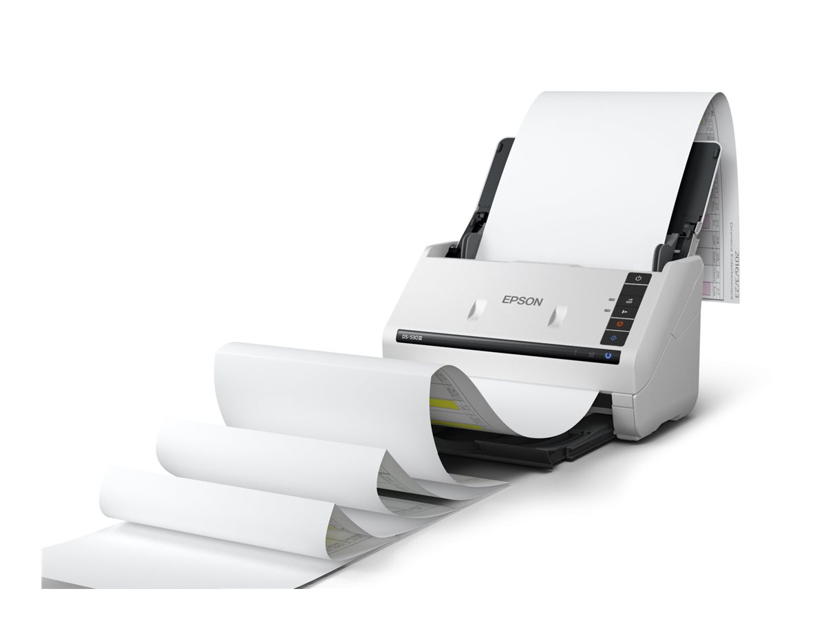 Epson WorkForce DS-530III - Dokumentenscanner - Duplex - A4 - 600 dpi x 600 dpi - bis zu 40 Seiten/Min. (einfarbig)