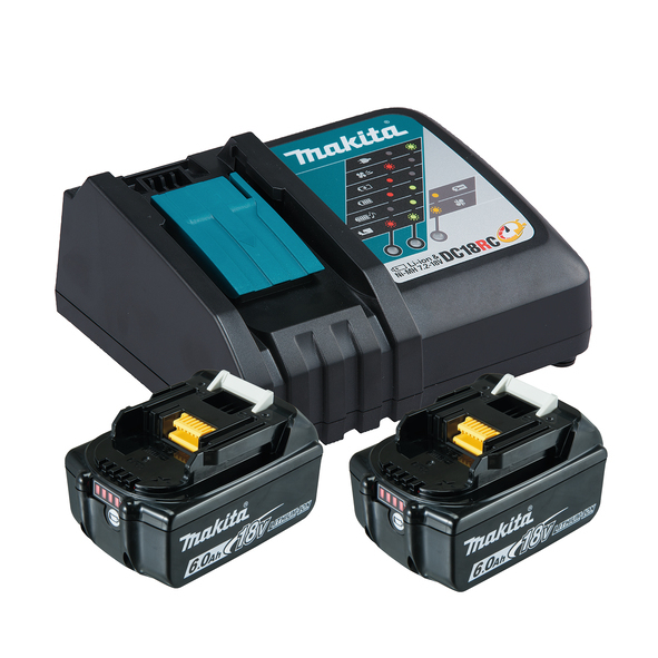 Makita DC18RC - Batterieladegerät + Batterie 2 x, Ansicht 2