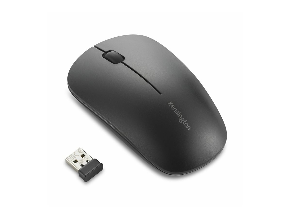 Kensington MY230 EQ - Maus - wiederaufladbar - rechts- und linkshändig - 3 Tasten - kabellos - 2.4 GHz Bluetooth 5.0 - kabelloser Empfänger (USB)