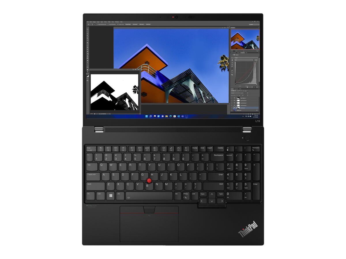 Lenovo ThinkPad L15 Gen 3 21C7 - 180°-Scharnierdesign - AMD Ryzen 5 Pro 5675U / 2.3 GHz - Win 10 Pro 64-Bit (mit Win 11 Pro Lizenz) - Radeon Graphics - 16 GB RAM