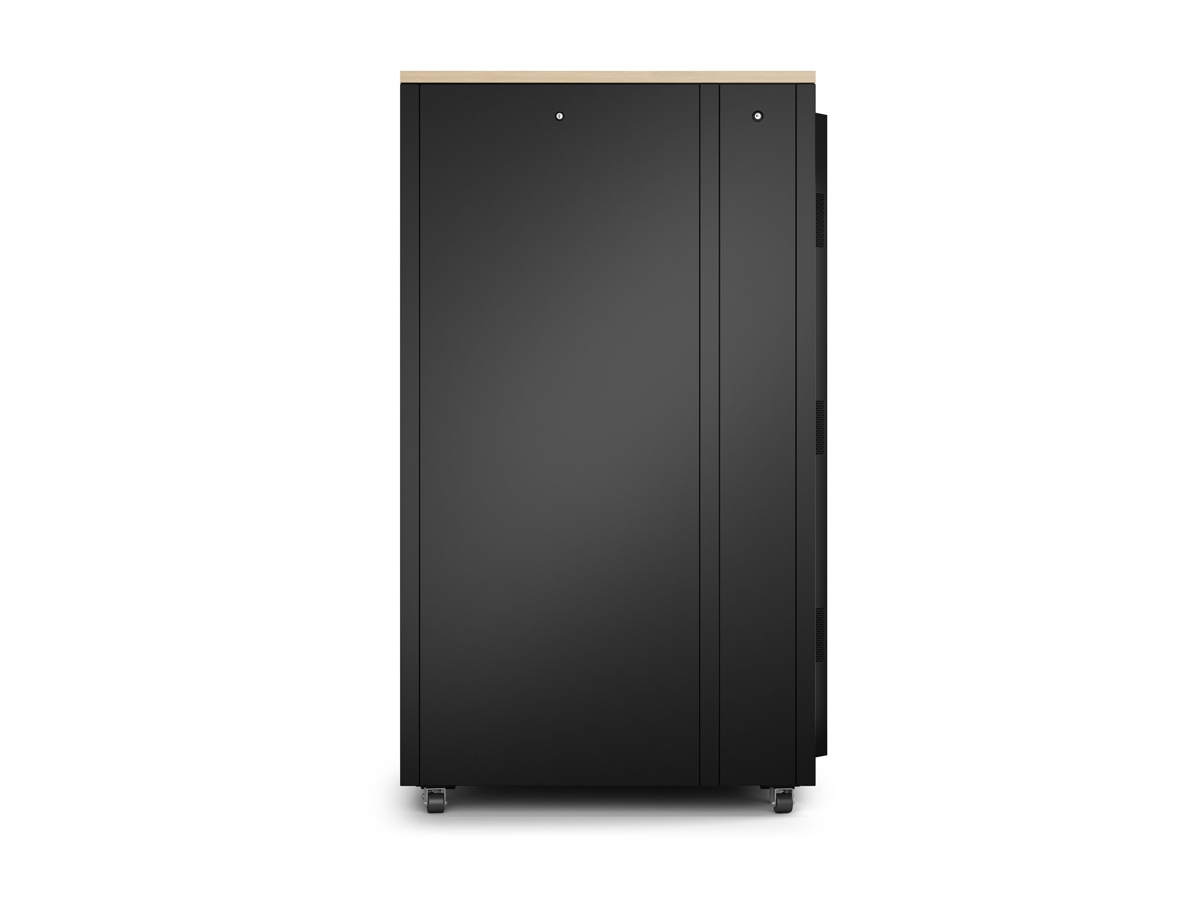 APC NetShelter - Schrank (horizontal) - schallisoliert - Wechselstrom 230 V - Ahorn - 38U - 48.3 cm (19")