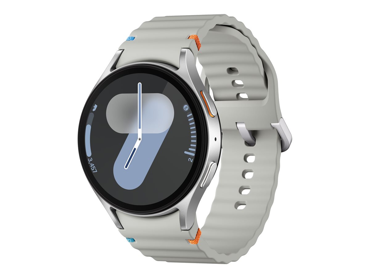 Samsung Galaxy Watch7 - 44 mm - intelligente Uhr mit Sportband - Gummi - Bandgröße: ML - Anzeige 3.7 cm (1.47)