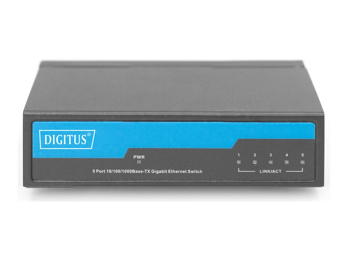 DIGITUS 5-Port Gigabit Switch, Unmanaged