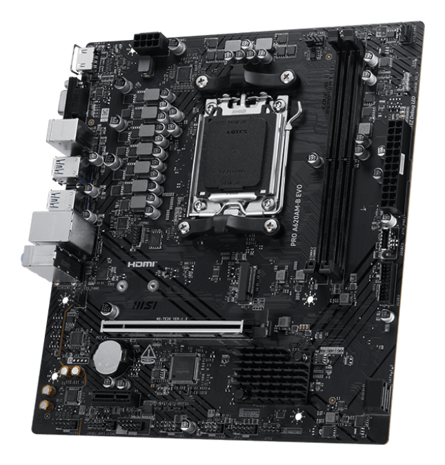 MSI PRO A620AM-B EVO - Mainboard - mATX, Ansicht 2