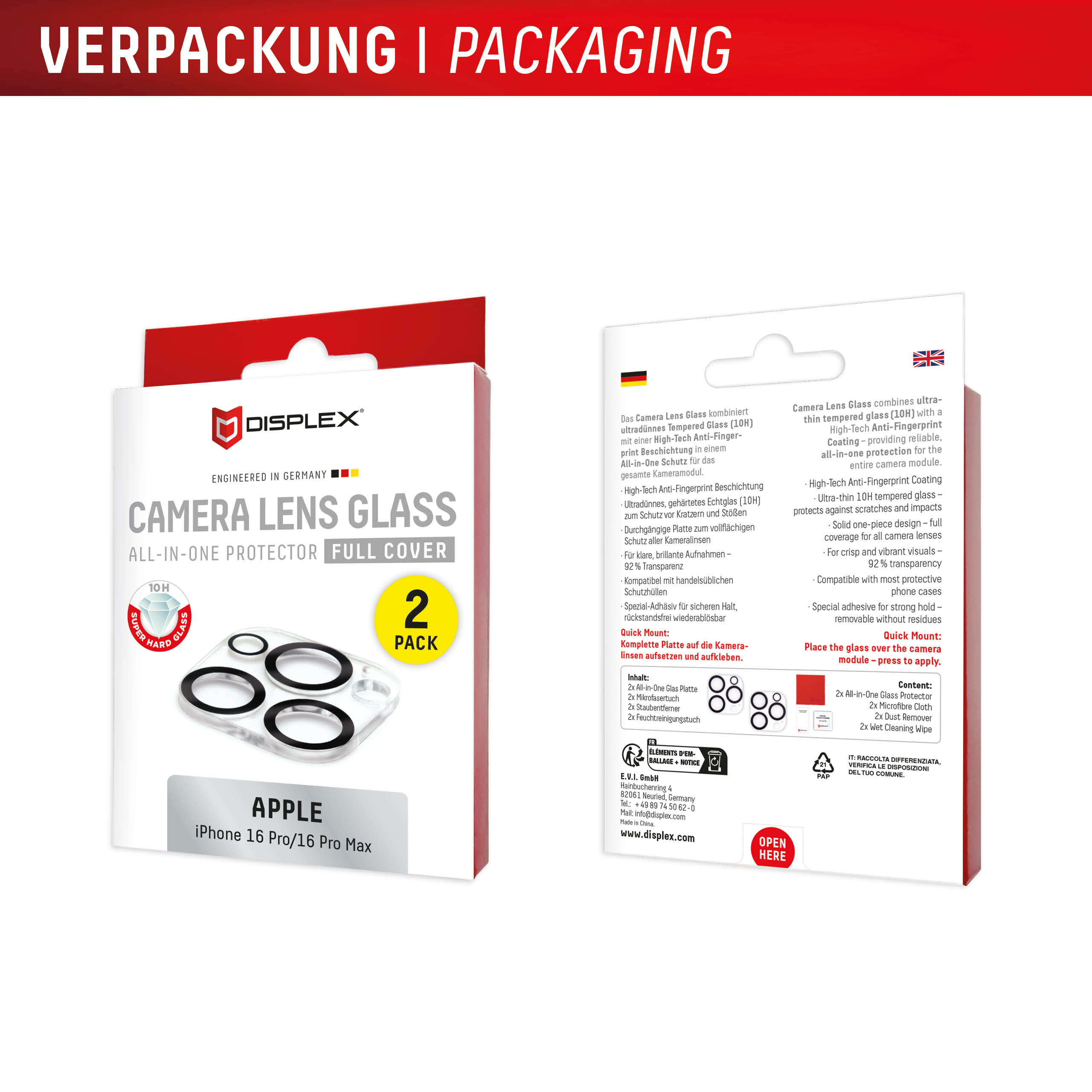 E.V.I. DISPLEX CamGlass All-In-ONE, Ansicht 4