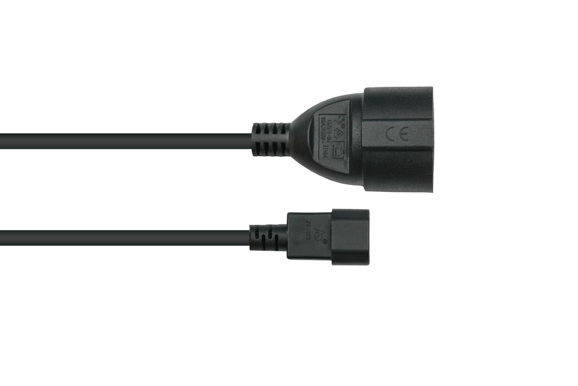 kabelmeister Netzkabel C14 Schutzkontakt-Buchse schw. - Kabel - Strom/Netzteil, Ansicht 2