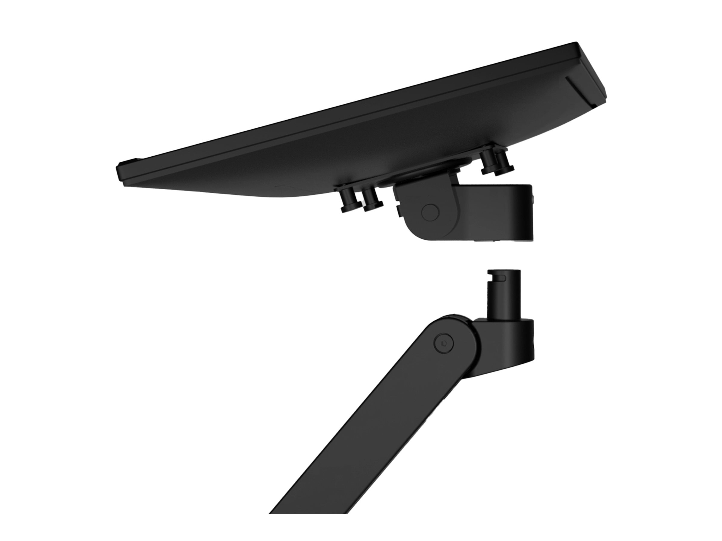 Ergotron LX Pro - Befestigungskit (Doppelarm) - modular - für 2 LCD-Displays - Aluminium - Schwarz - bis zu 68,6 cm, Ansicht 4