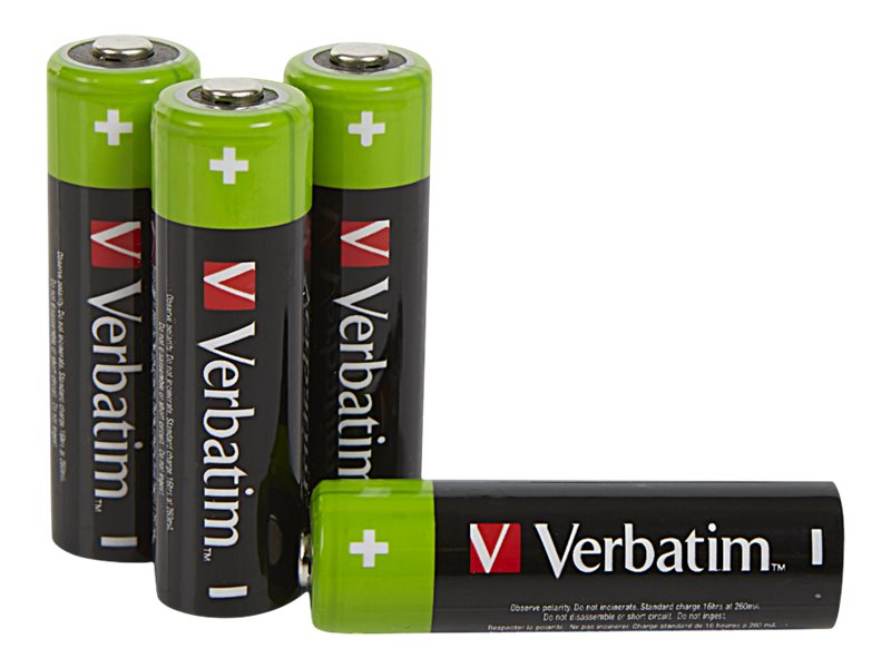 Verbatim Premium - Batterie 4 x AA / HR6 - NiMH - (wiederaufladbar), Ansicht 4