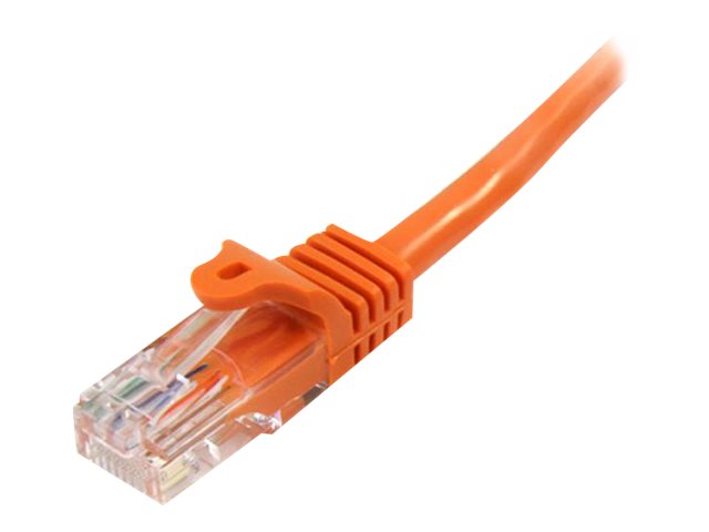 StarTech.com 5m Cat5e Ethernet Netzwerkkabel Snagless mit RJ45 - Cat 5e UTP Kabel - Orange - Patch-Kabel - RJ-45 (M) zu RJ-45 (M) - 5 m