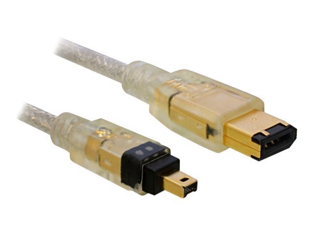 Delock - IEEE 1394-Kabel - FireWire, 6-polig (M) zu FireWire, 4-polig (M) - 1 m