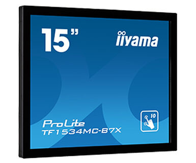 Iiyama ProLite TF1534MC-B7X - 38,1 cm (15 Zoll) - 1024 x 768 Pixel - XGA - LED - 8 ms - Schwarz