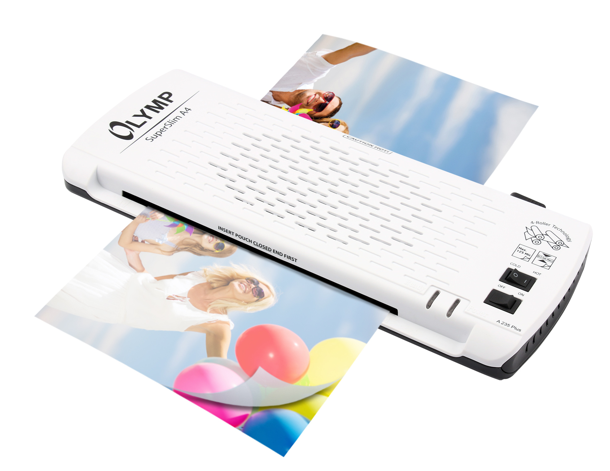 Olympia A 235 PLUS - 23,5 cm - Kalt-/Warmlaminator - 380 mm/min - 80 µm - 125 µm - 5 min, Ansicht 2