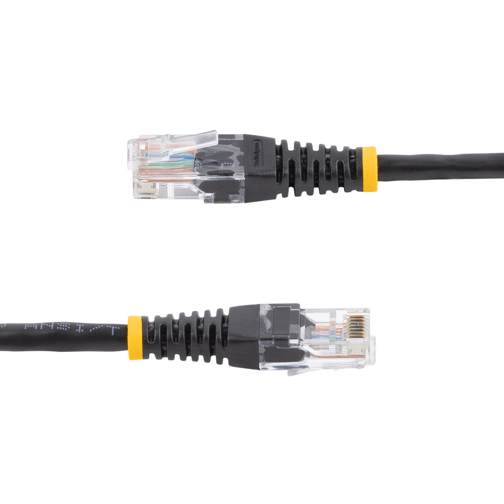 StarTech.com 15m Cat5e RJ45 UTP Patchkabel - Cat 5e Netzwerkkabel - Schwarz - Patch-Kabel - RJ-45 (M), Ansicht 2