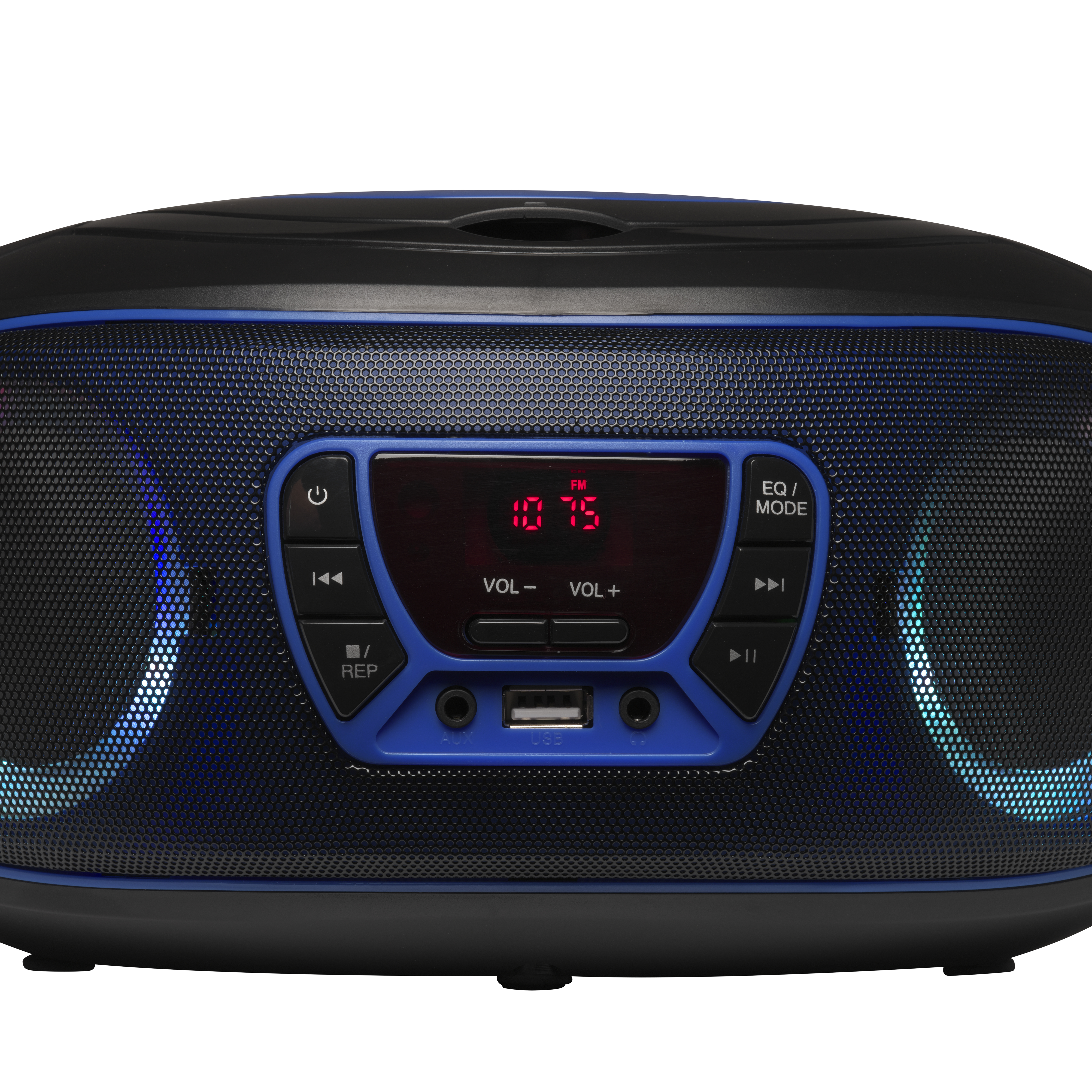Inter Sales DENVER TCL-212BT - Ghettoblaster - 4 Watt - Blau, Ansicht 3