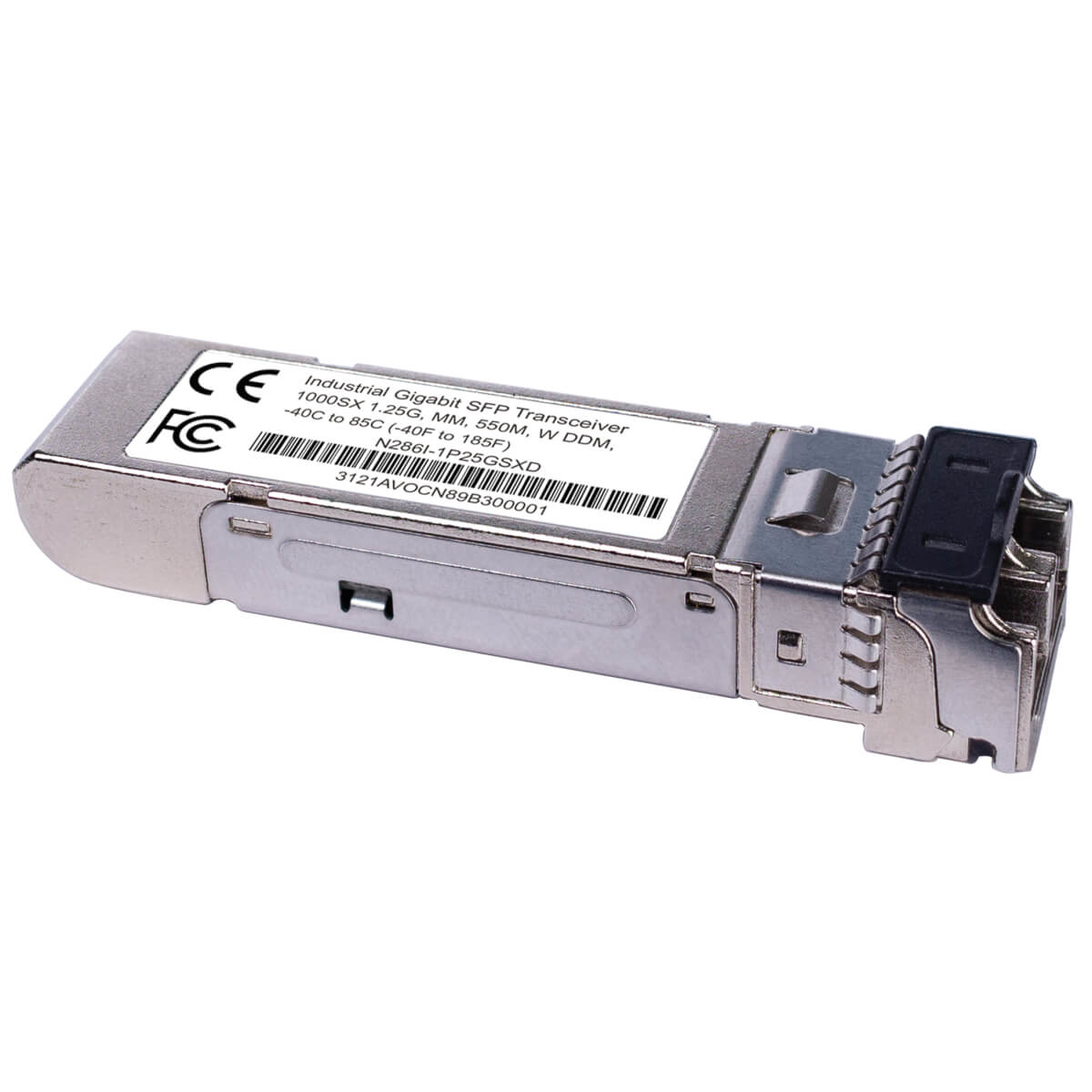 Eaton Tripp Lite Industrial Gigabit SFP Transceiver - 1000Base-SX, Multimode, LC Duplex, DDM, -40° to 85°C, 550 m, Ansicht 2