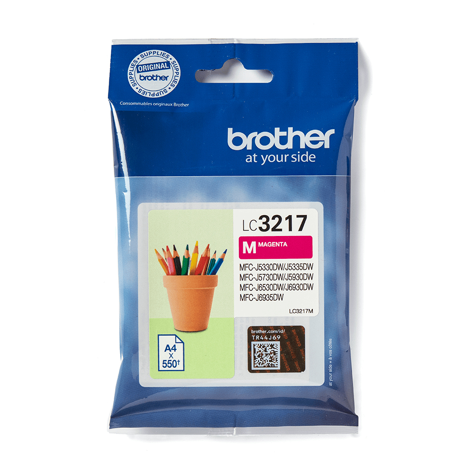 Brother LC3217M, Magenta, 1 Stück(e), 550 Seiten, Einzelpackung