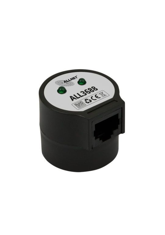 ALLNET 101240, CE, RoHS, 5 - 40 °C, -20 - 60 °C, 10 - 85%, 5 - 95%, 34,4 mm, Ansicht 2