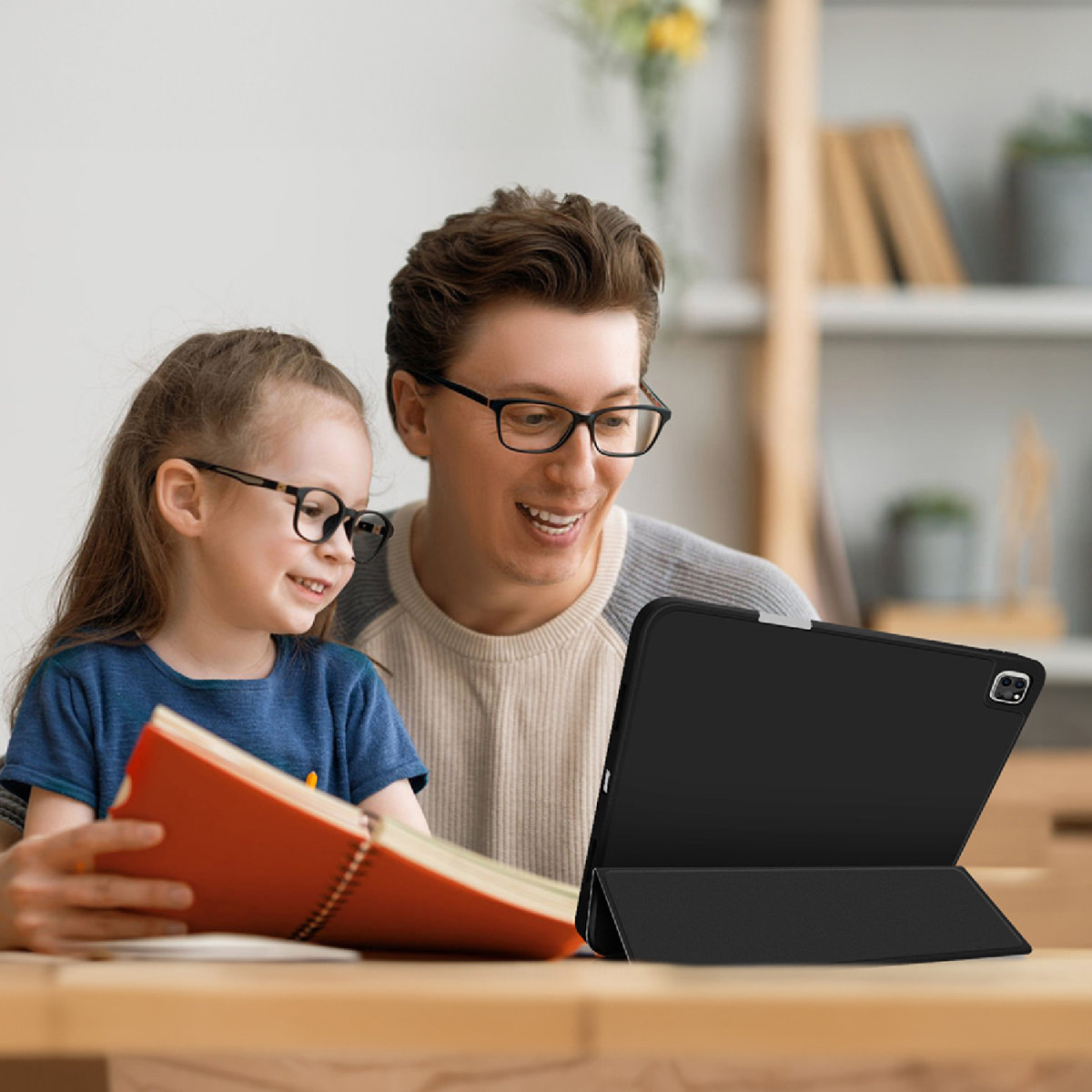 4smarts Flip-Hülle für Tablet - Thermoplastisches Polyurethan (TPU), Ansicht 4
